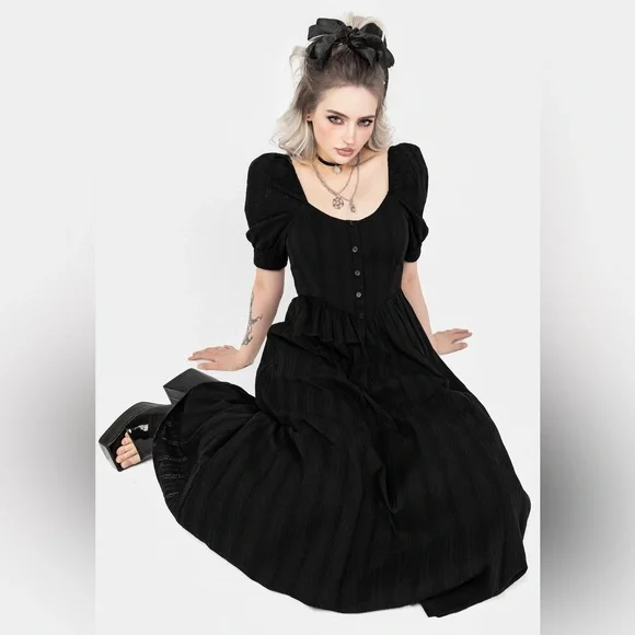 NWT Disturbia Marcia Broderie Midaxi Dress US 14 / UK 18 - Picture 8 of 9